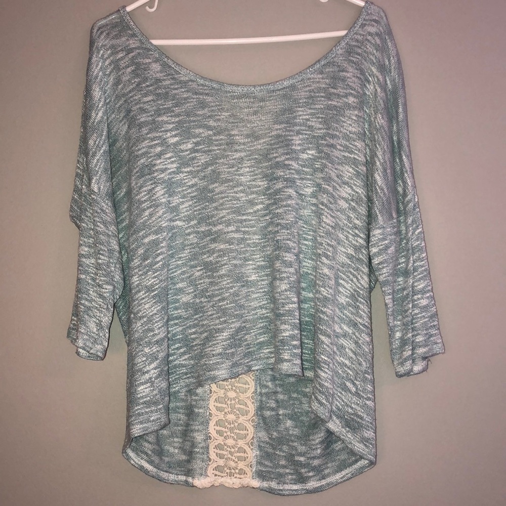 Blue/Green 1/2 Sleeve Shirt